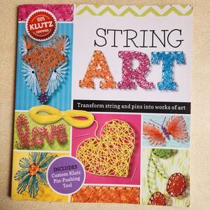 Klutz String Art Book Craft Book Paperback - BOOK ONLY